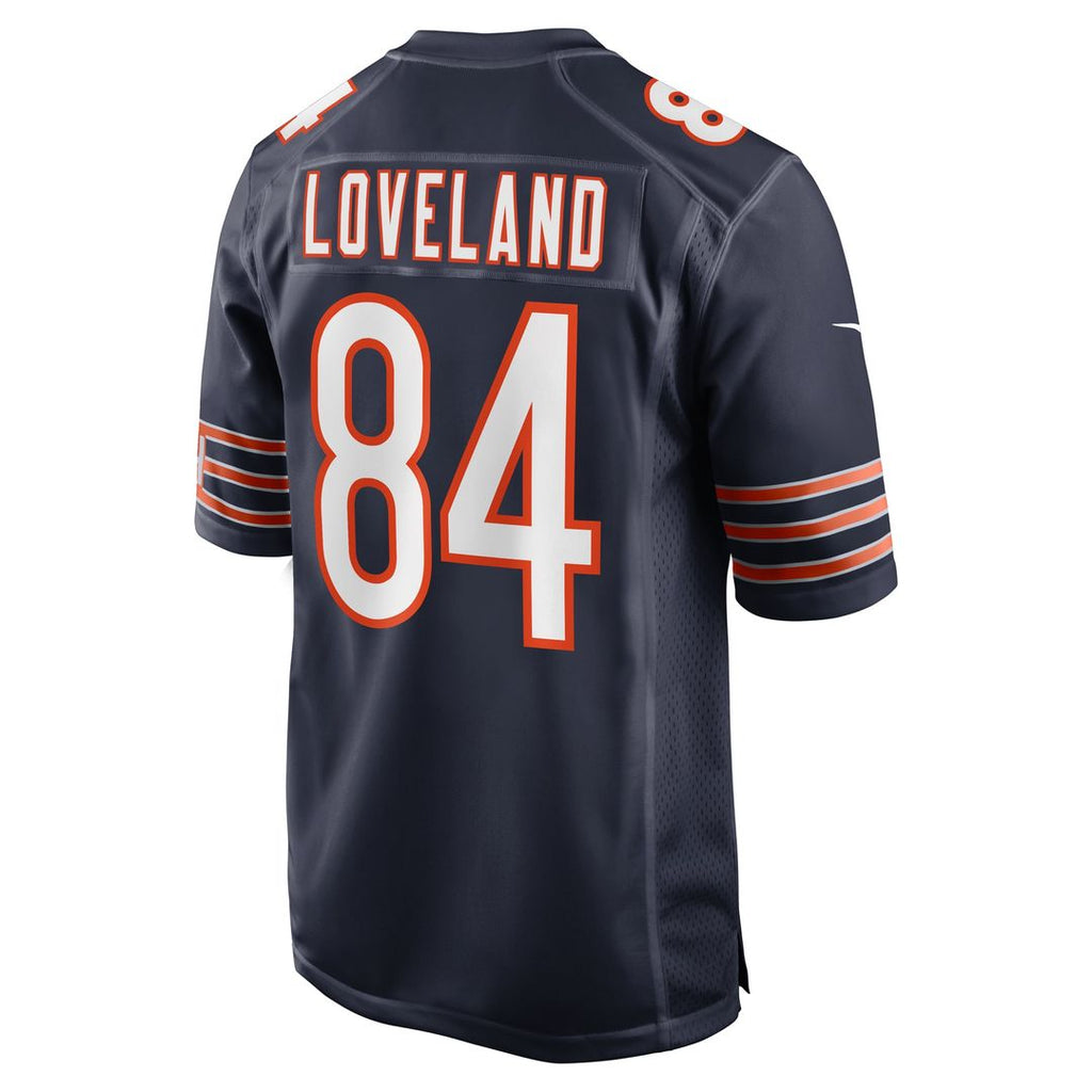 Chicago Bears Colston Loveland Nike Orange Alternate Game Player Jersey product image 9, provided for visual reference and