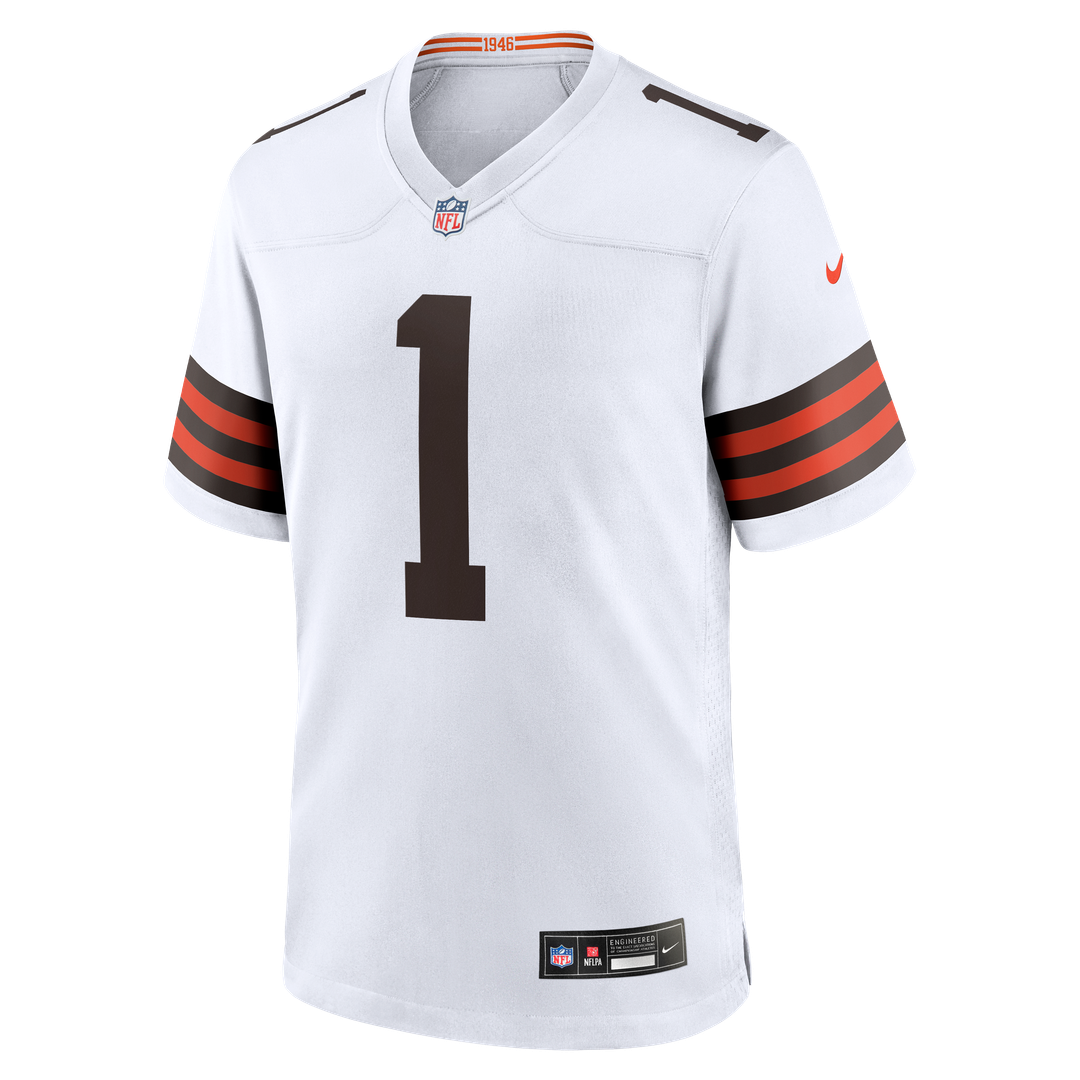 Cleveland Browns KC Concepcion Jr. Nike White Game Jersey product image 5, provided for visual reference and product detail
