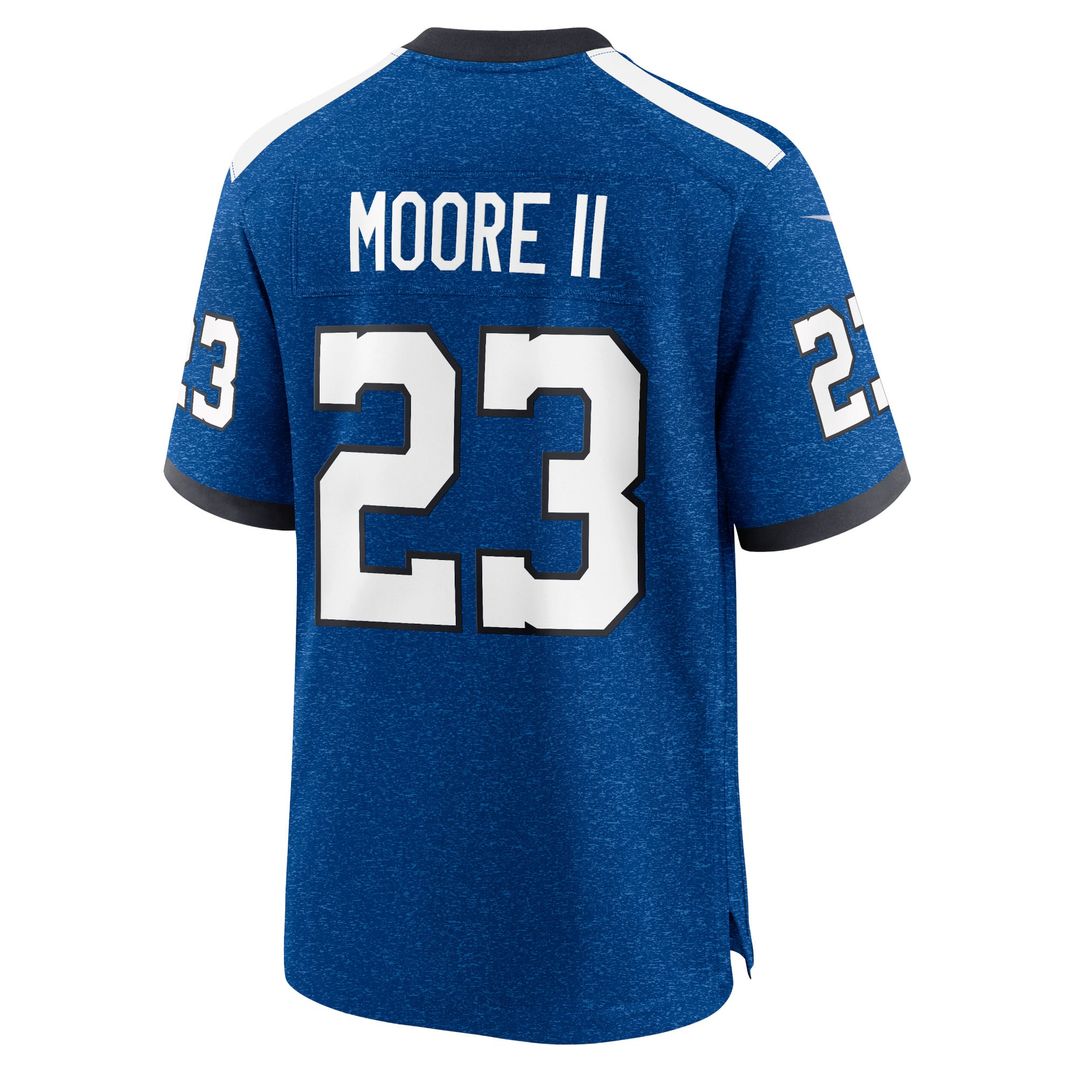 Indianapolis Colts Kenny Moore II Nike Royal Indiana Nights Alternate Game Jersey product image 3, provided for visual