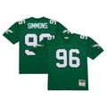 Philadelphia Eagles Clyde Simmons Mitchell & Ness Kelly Green Legacy Replica Jersey product image 1, provided for visual