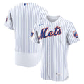 New York Mets Nike White Home Sponsor Patch Authentic Jersey product image 1, provided for visual reference and product