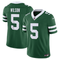 New York Jets Garrett Wilson Nike Legacy Green Team Vapor F.U.S.E. Stitched Limited Jersey product image 1, provided for
