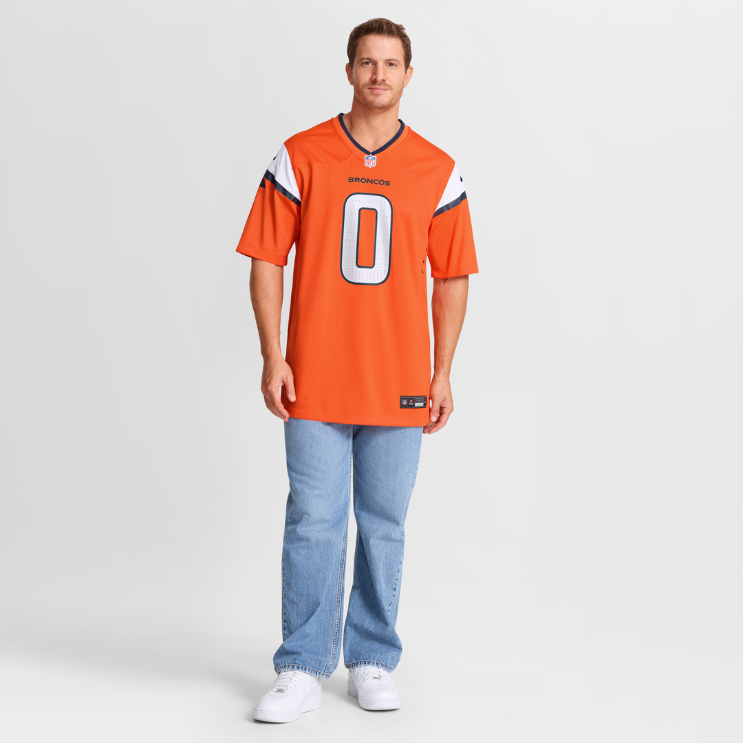 Denver Broncos Jonathon Cooper Nike Orange Team Game Jersey product image 7, provided for visual reference and product