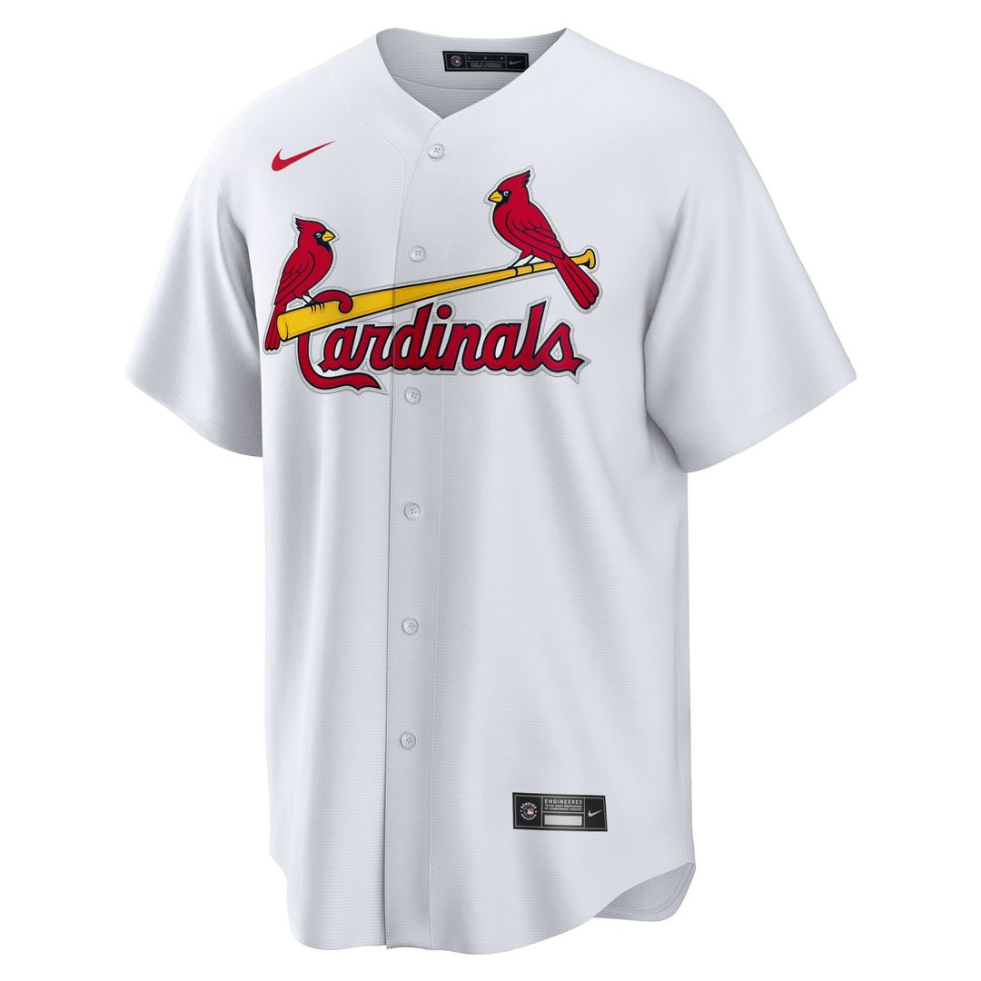 St. Louis Cardinals Nolan Gorman Nike White Home Replica Jersey product image 2, provided for visual reference and product