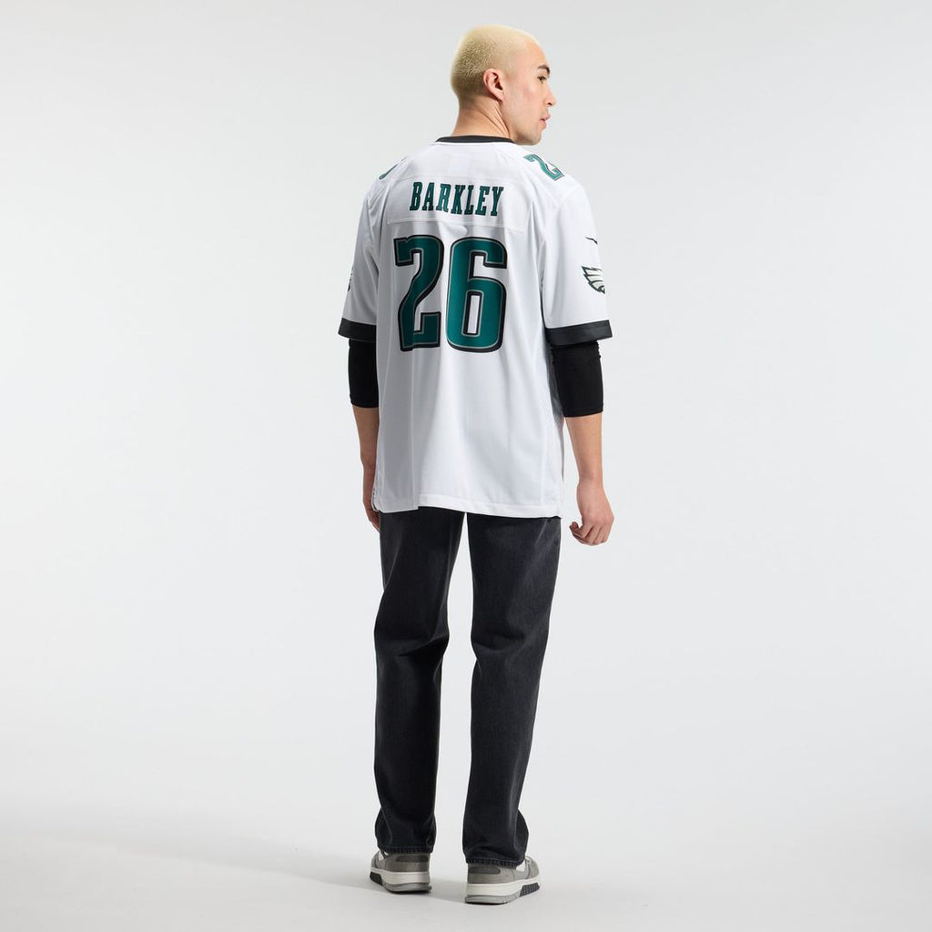Philadelphia Eagles Saquon Barkley Nike White Game Jersey product image 18, provided for visual reference and product detail