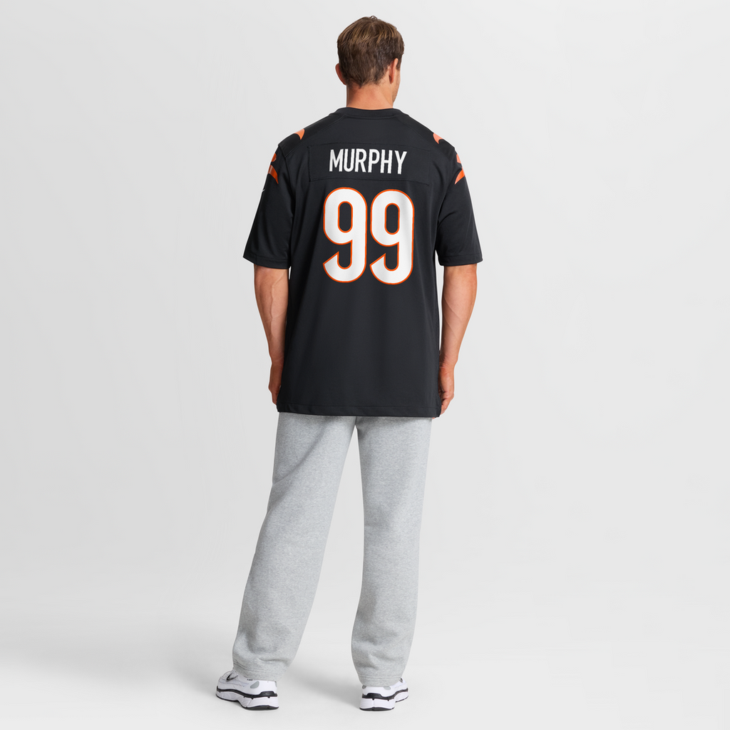 Cincinnati Bengals Myles Murphy Nike Black Game Jersey product image 8, provided for visual reference and product detail