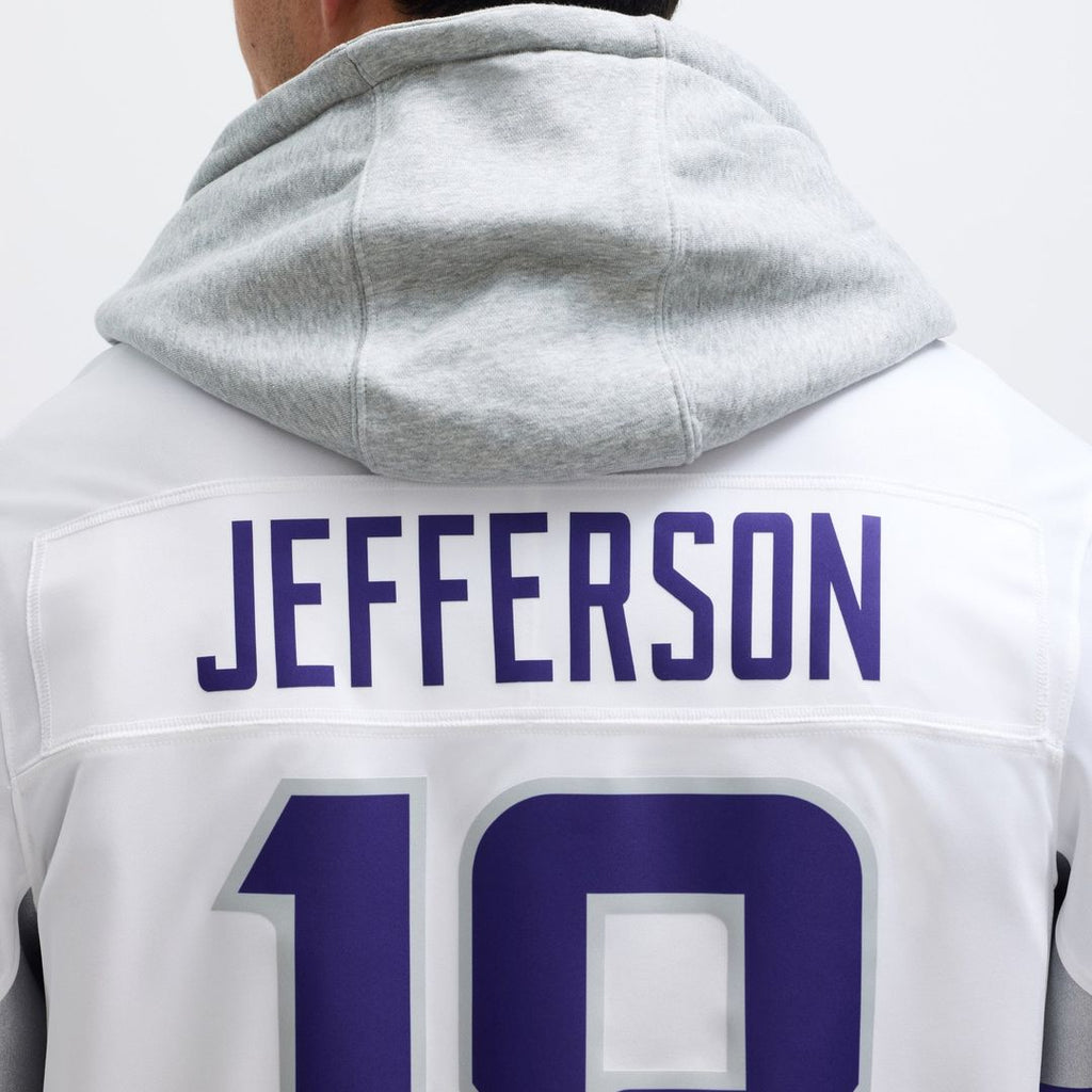 Minnesota Vikings Justin Jefferson Nike White Alternate Vapor F.U.S.E. Limited Jersey product image 8, provided for visual