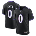 Baltimore Ravens Roquan Smith Nike Black Alternate Game Jersey product image 1, provided for visual reference and product