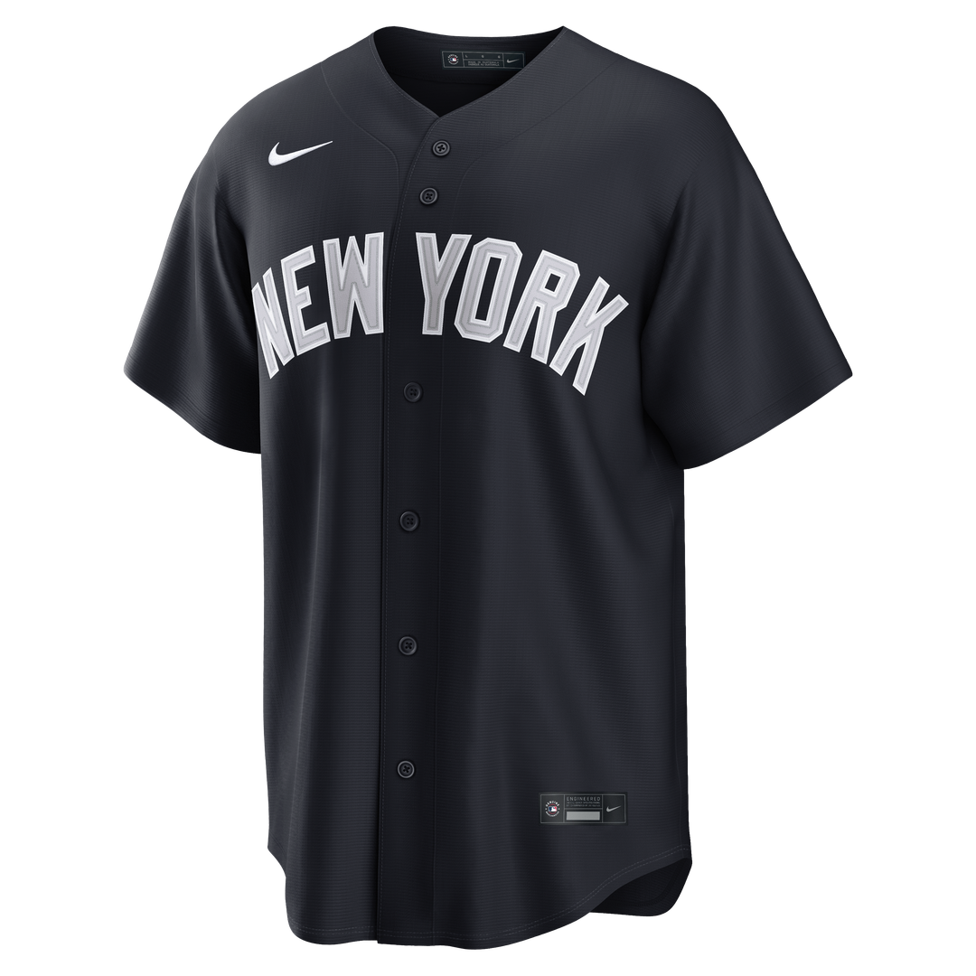 New York Yankees Aaron Judge Nike Navy Alternate Replica Jersey product image 2, provided for visual reference and product