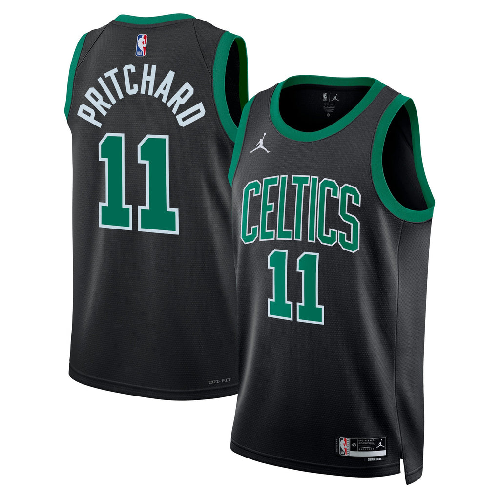 Boston Celtics Jordan Brand Statement Edition Swingman Jersey - Black - Payton Pritchard - Unisex product image 1, provided