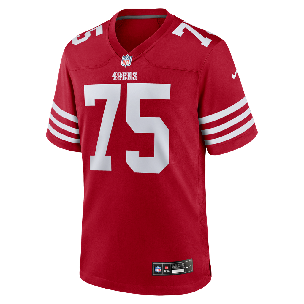 San Francisco 49ers Connor Colby Nike Scarlet Team Game Jersey product image 2, provided for visual reference and product