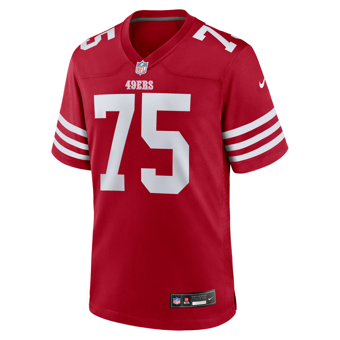 San Francisco 49ers Connor Colby Nike Scarlet Team Game Jersey product image 2, provided for visual reference and product