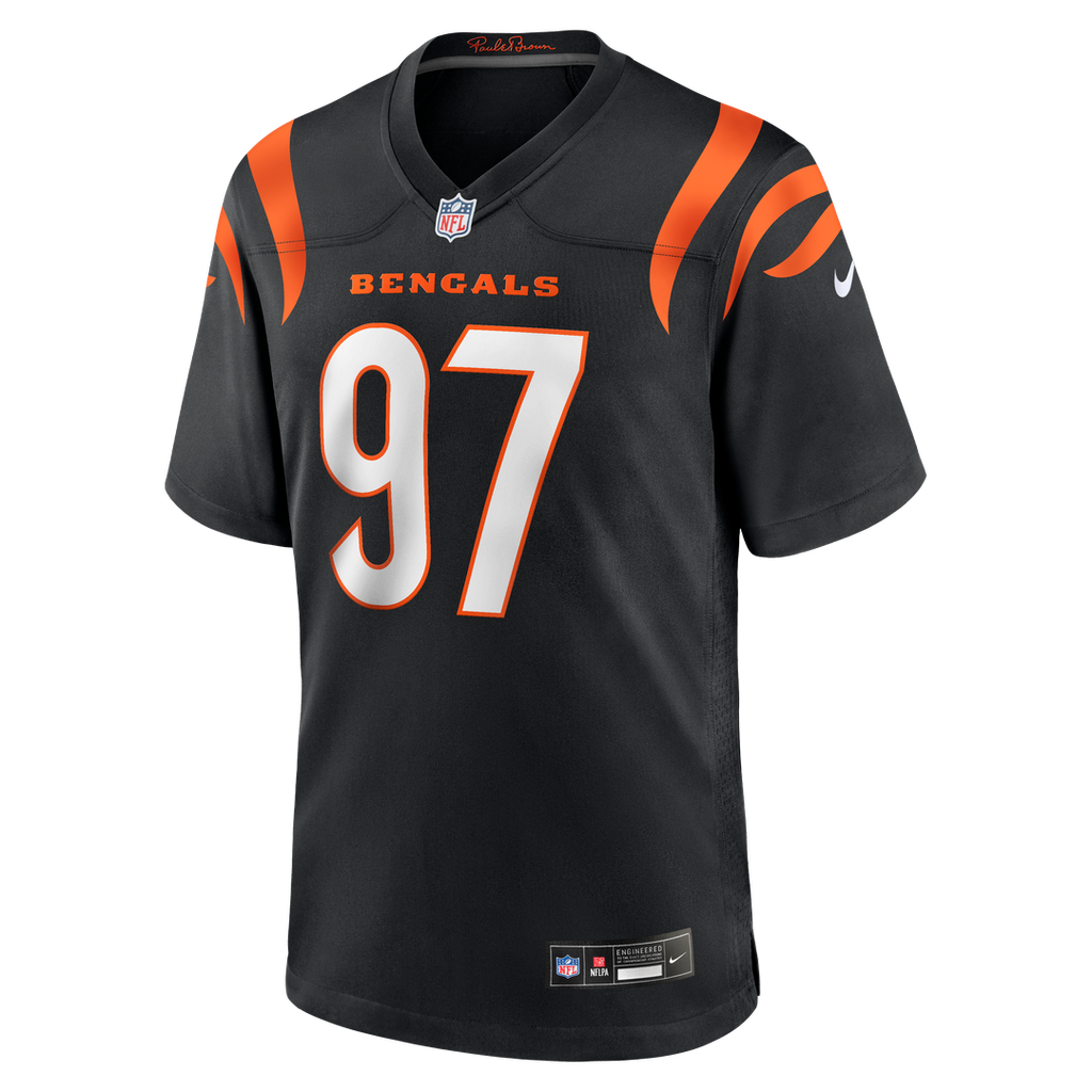 Cincinnati Bengals Shemar Stewart Nike Black Team Game Jersey product image 2, provided for visual reference and product