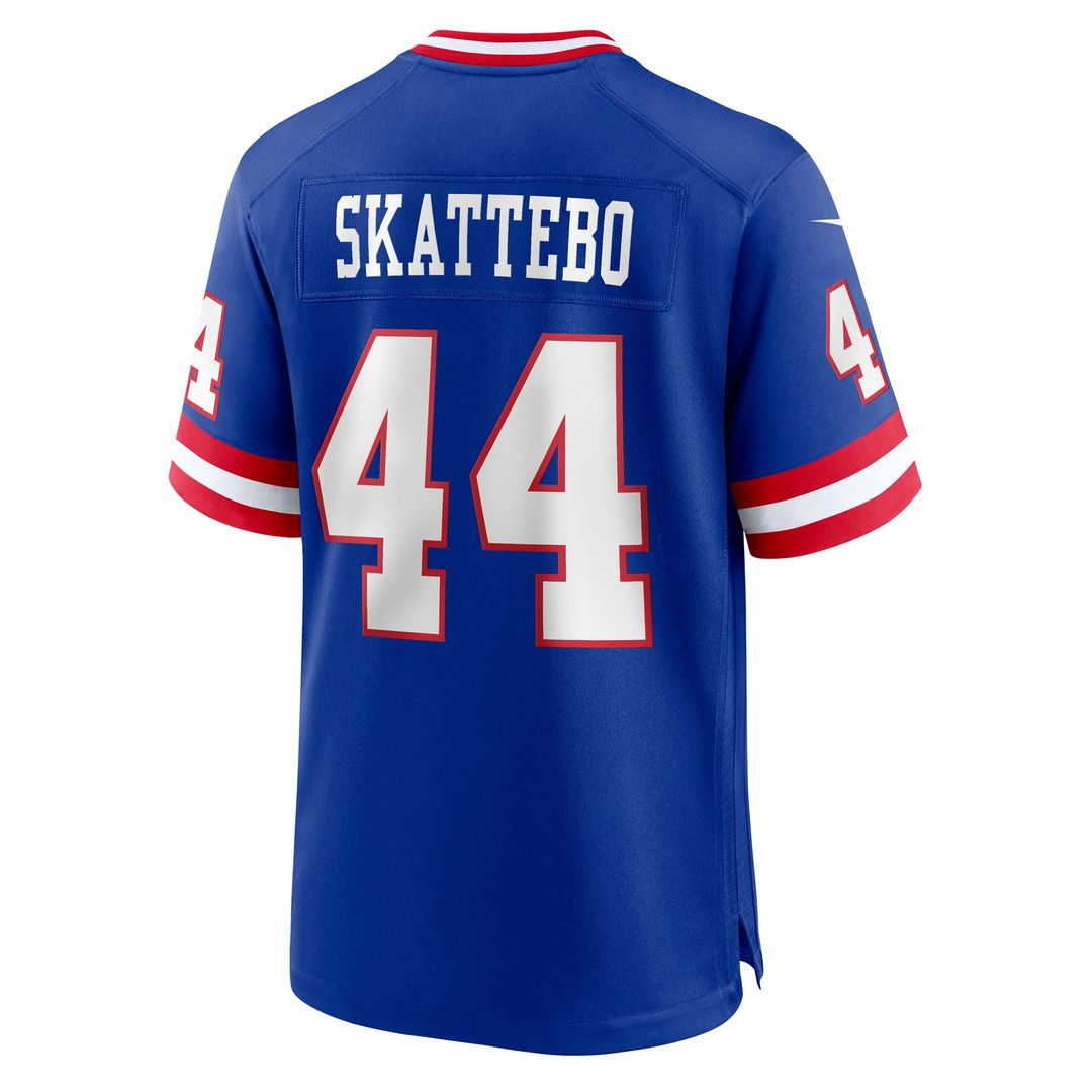 New York Giants Cam Skattebo Nike Royal Alternate 2 Legacy Game Jersey product image 3, provided for visual reference and