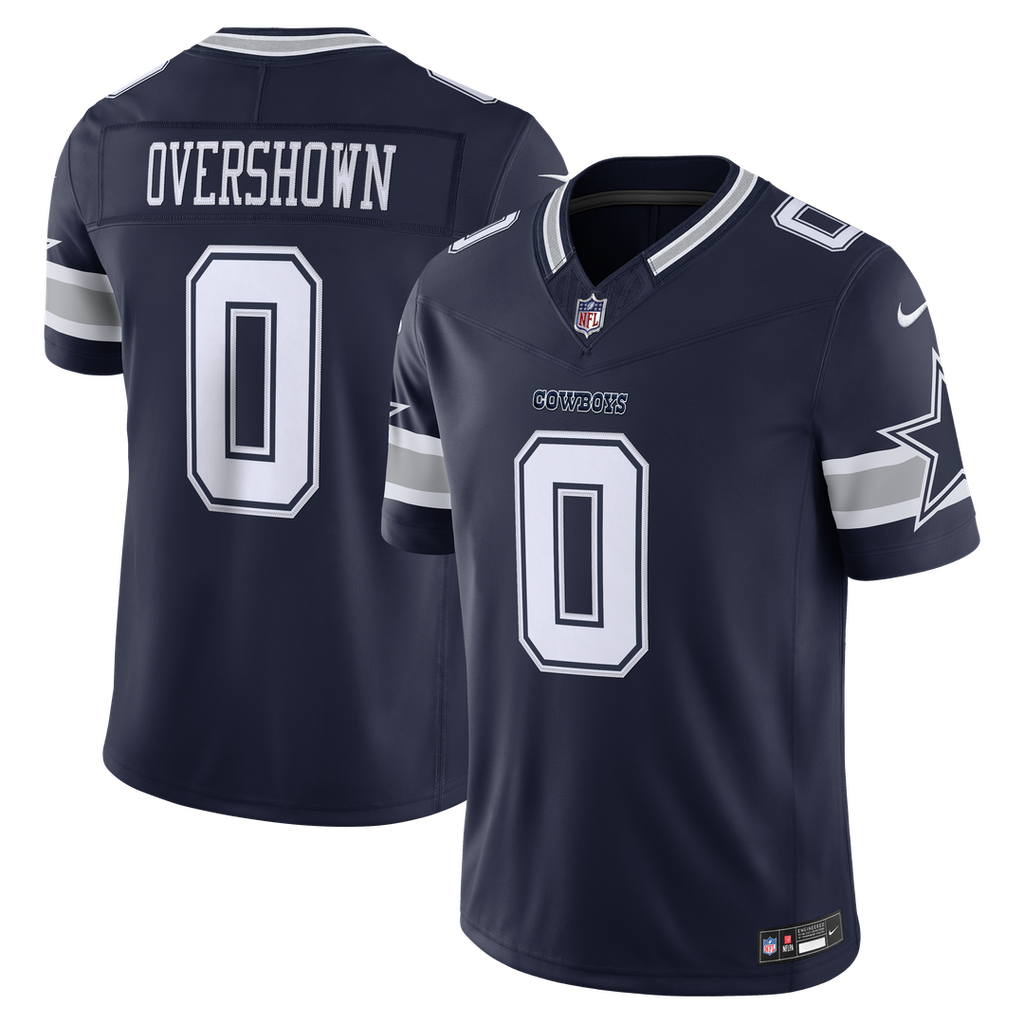 Dallas Cowboys DeMarvion Overshown Nike Navy Team Vapor F.U.S.E. Stitched Limited Jersey product image 1, provided for