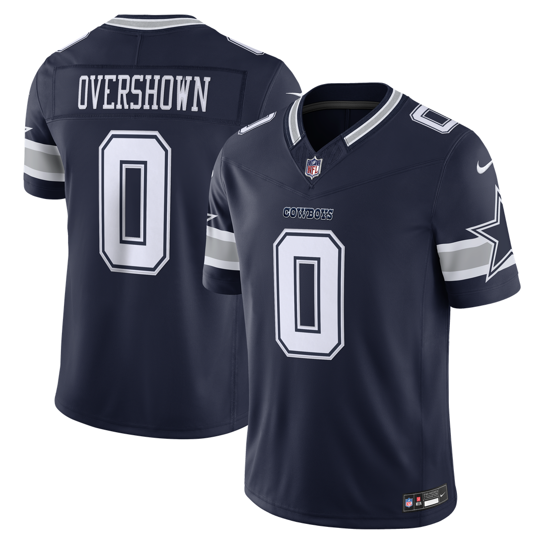 Dallas Cowboys DeMarvion Overshown Nike Navy Team Vapor F.U.S.E. Stitched Limited Jersey product image 1, provided for
