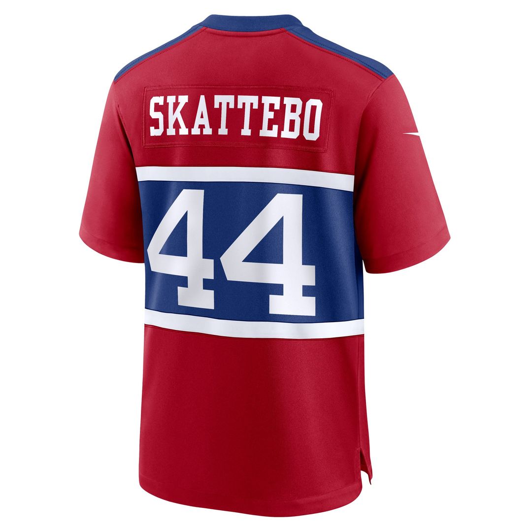 New York Giants Cam Skattebo Nike White Game Jersey product image 17, provided for visual reference and product detail review