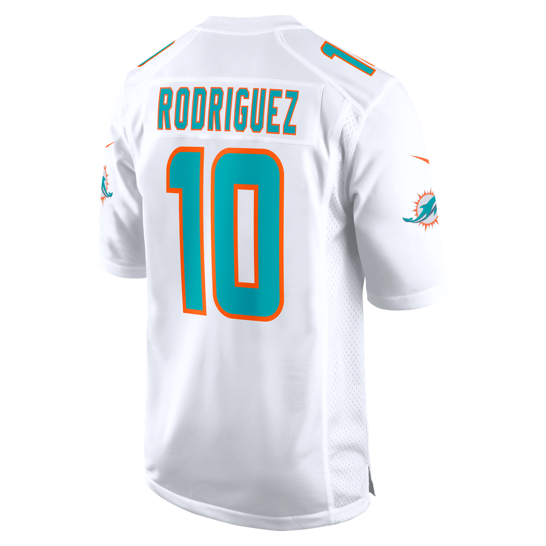 Miami Dolphins Jacob Rodriguez Nike White Game Jersey product image 3, provided for visual reference and product detail