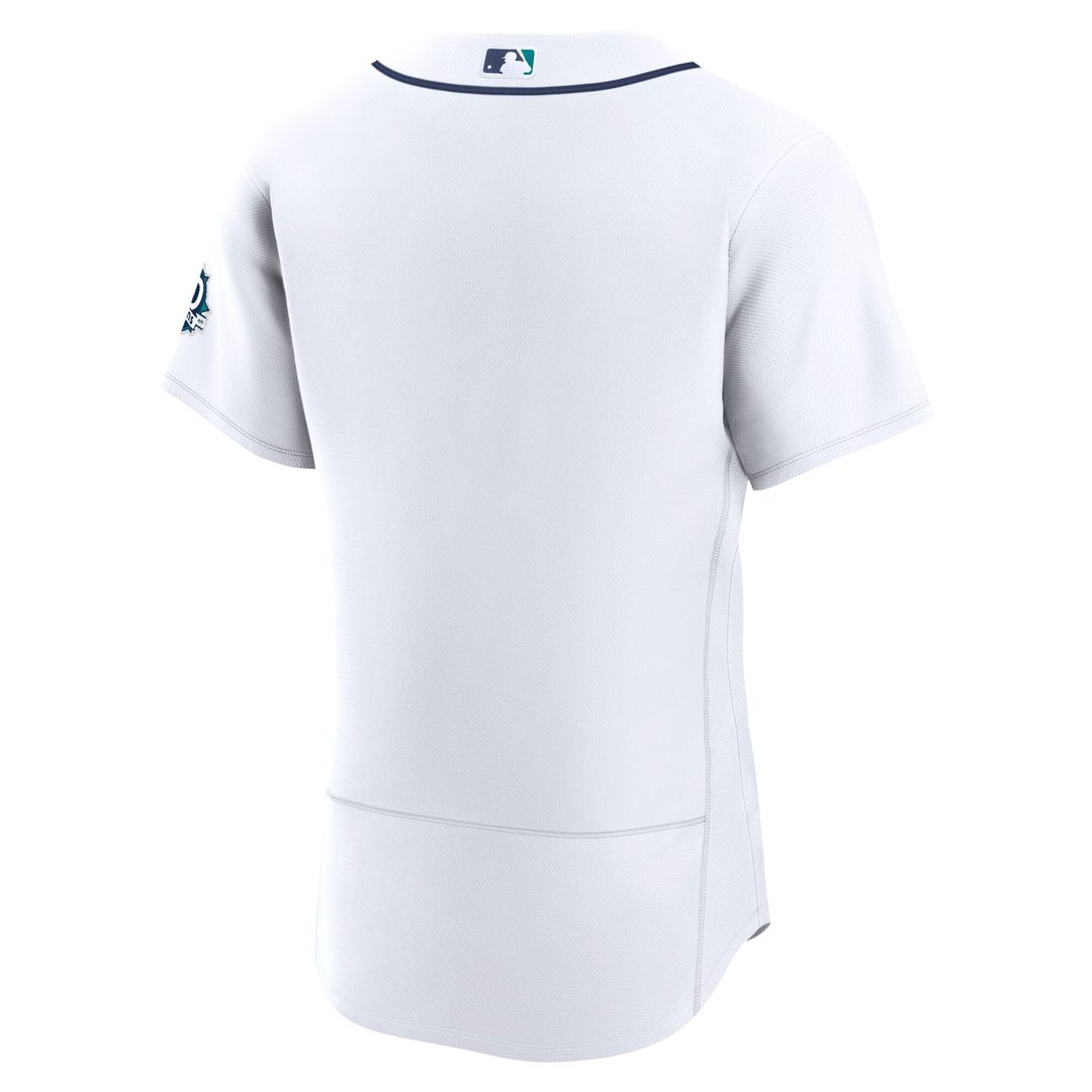 Seattle Mariners Nike White 50th Anniversary Patch Home Authentic Jersey product image 3, provided for visual reference and