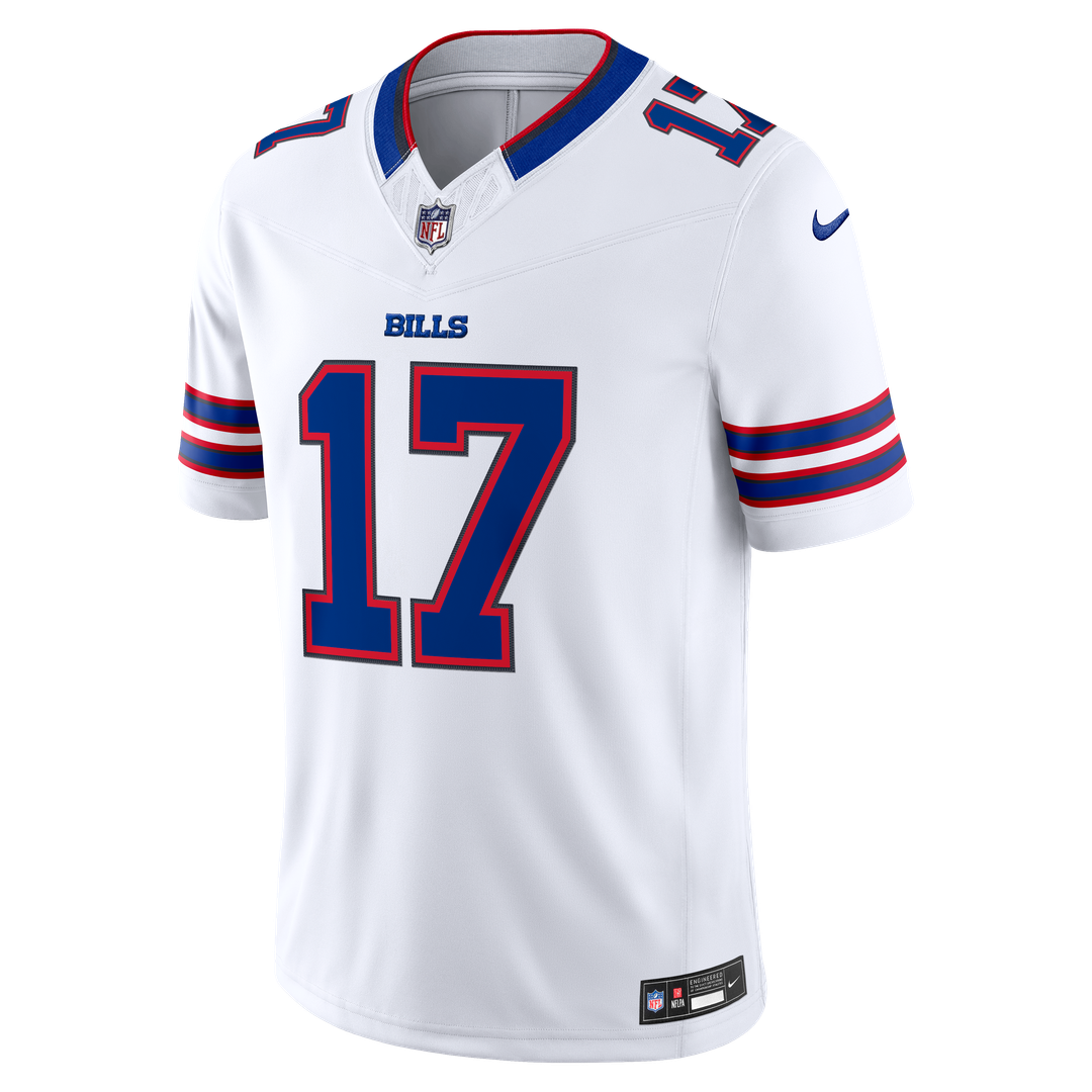 Buffalo Bills Josh Allen Nike White Vapor F.U.S.E. Stitched Limited Jersey product image 5, provided for visual reference