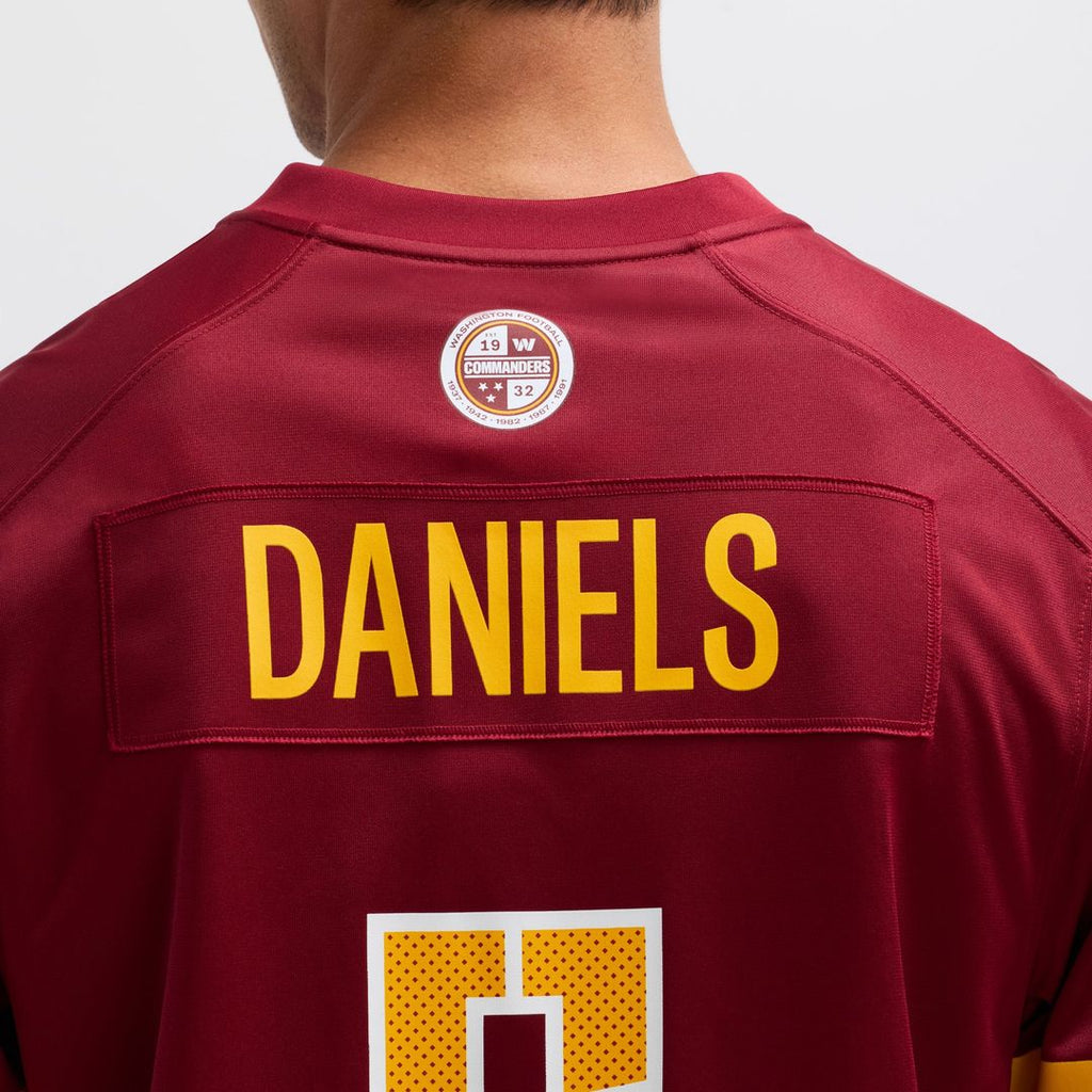 Washington Commanders Jayden Daniels Nike Burgundy Player Game Jersey product image 8, provided for visual reference and