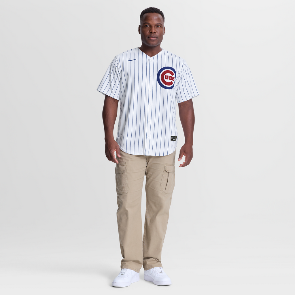 Chicago Cubs Miguel Amaya Nike White Home Replica Jersey product image 4, provided for visual reference and product detail