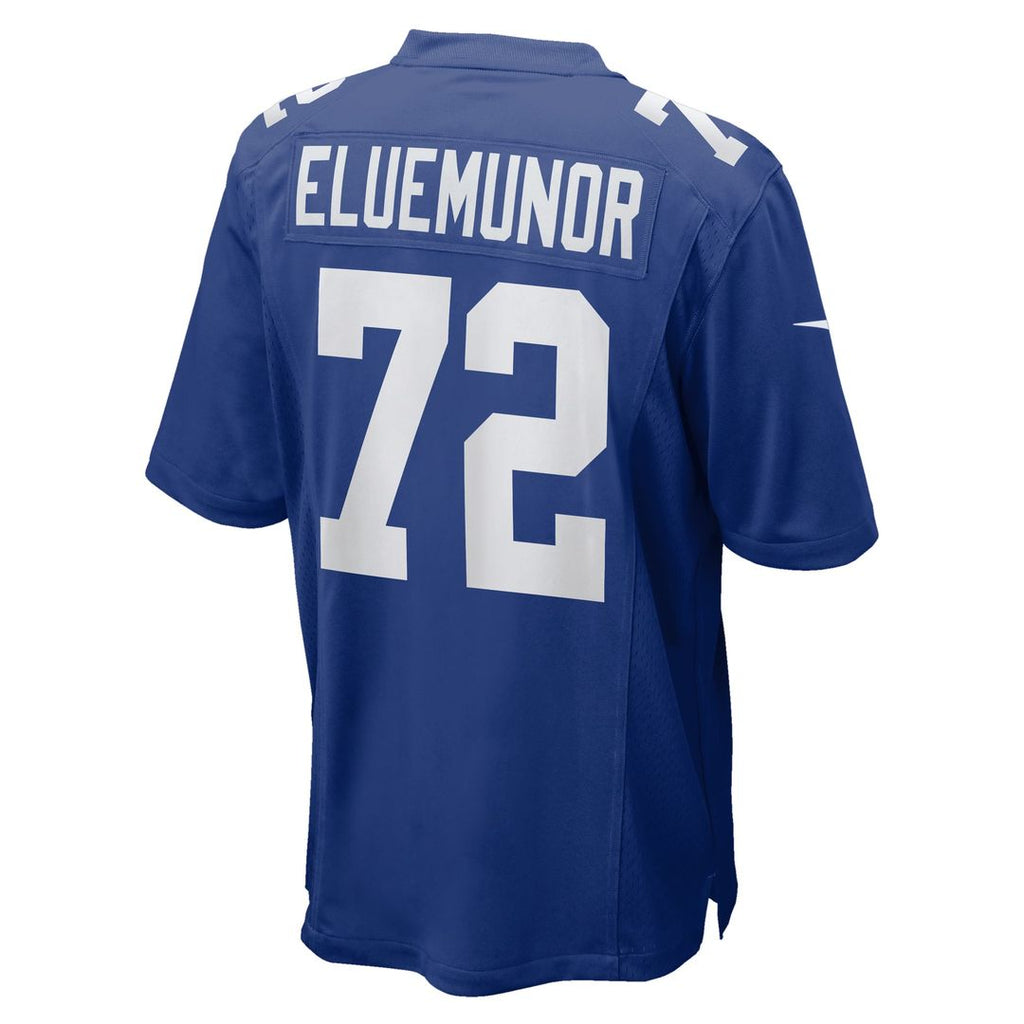 New York Giants Jermaine Eluemunor Nike Royal Team Game Jersey product image 3, provided for visual reference and product
