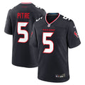 Houston Texans Jalen Pitre Nike Navy Game Jersey product image 1, provided for visual reference and product detail review