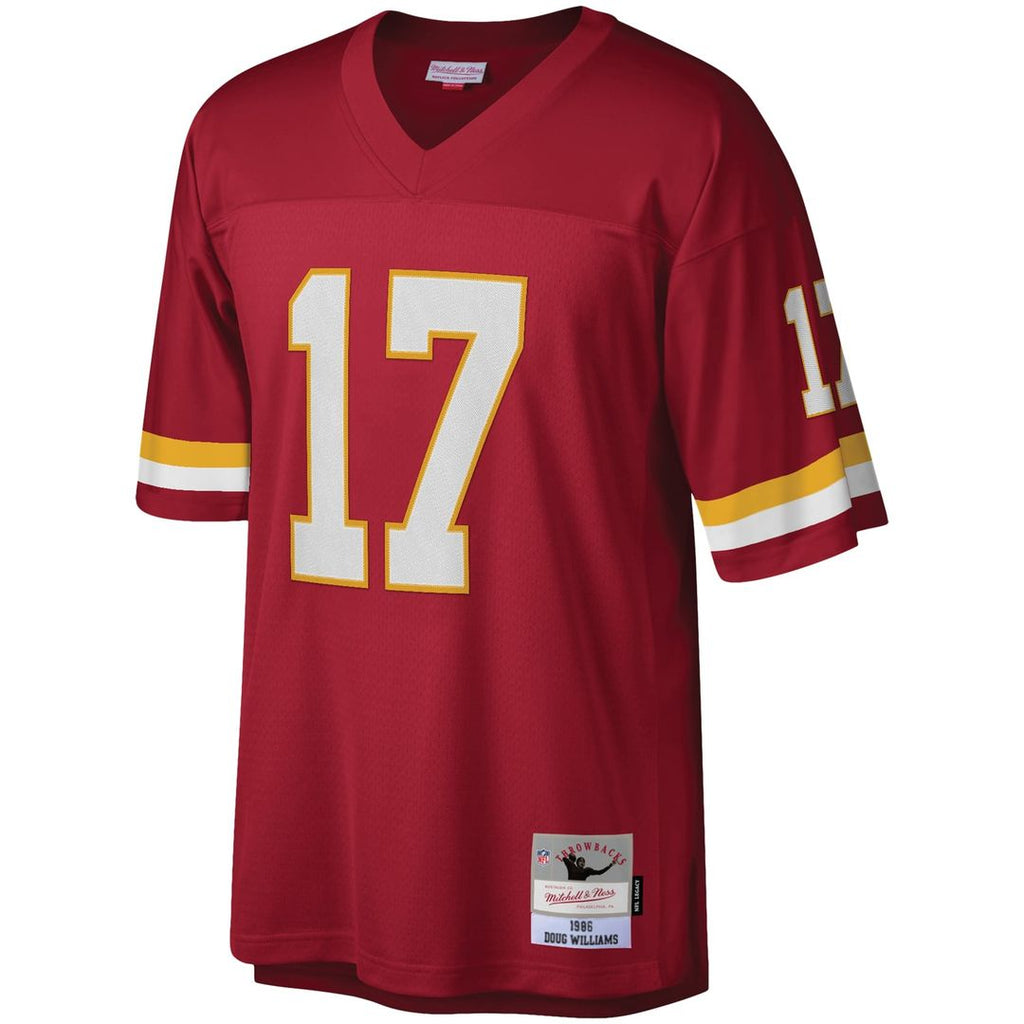 Washington Football Team Doug Williams Mitchell & Ness Burgundy Legacy Replica Jersey product image 2, provided for visual
