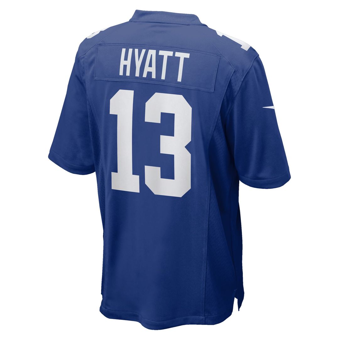 New York Giants Jalin Hyatt Nike White Game Jersey product image 9, provided for visual reference and product detail review