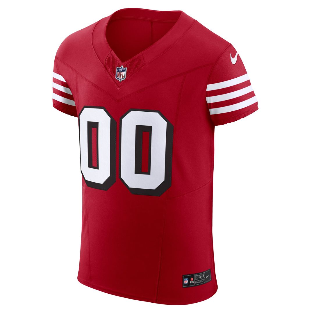 San Francisco 49ers Nike Scarlet Vapor F.U.S.E. Elite Custom Jersey product image 8, provided for visual reference and