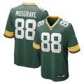 Green Bay Packers Luke Musgrave Nike Green Game Jersey product image 1, provided for visual reference and product detail