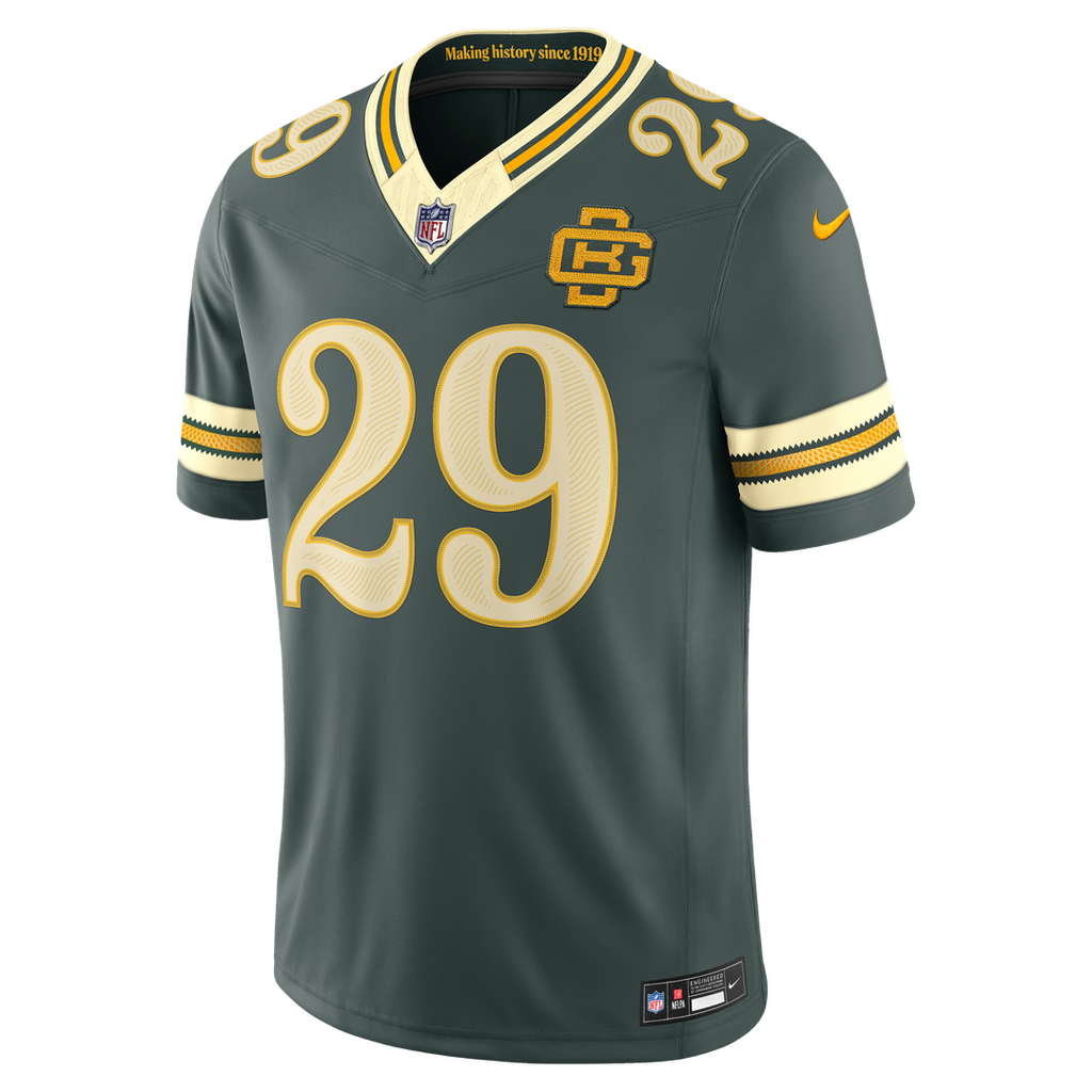 Green Bay Packers Xavier McKinney Nike Green 2026 Rivalries Collection Stitched Limited Jersey product image 2, provided for
