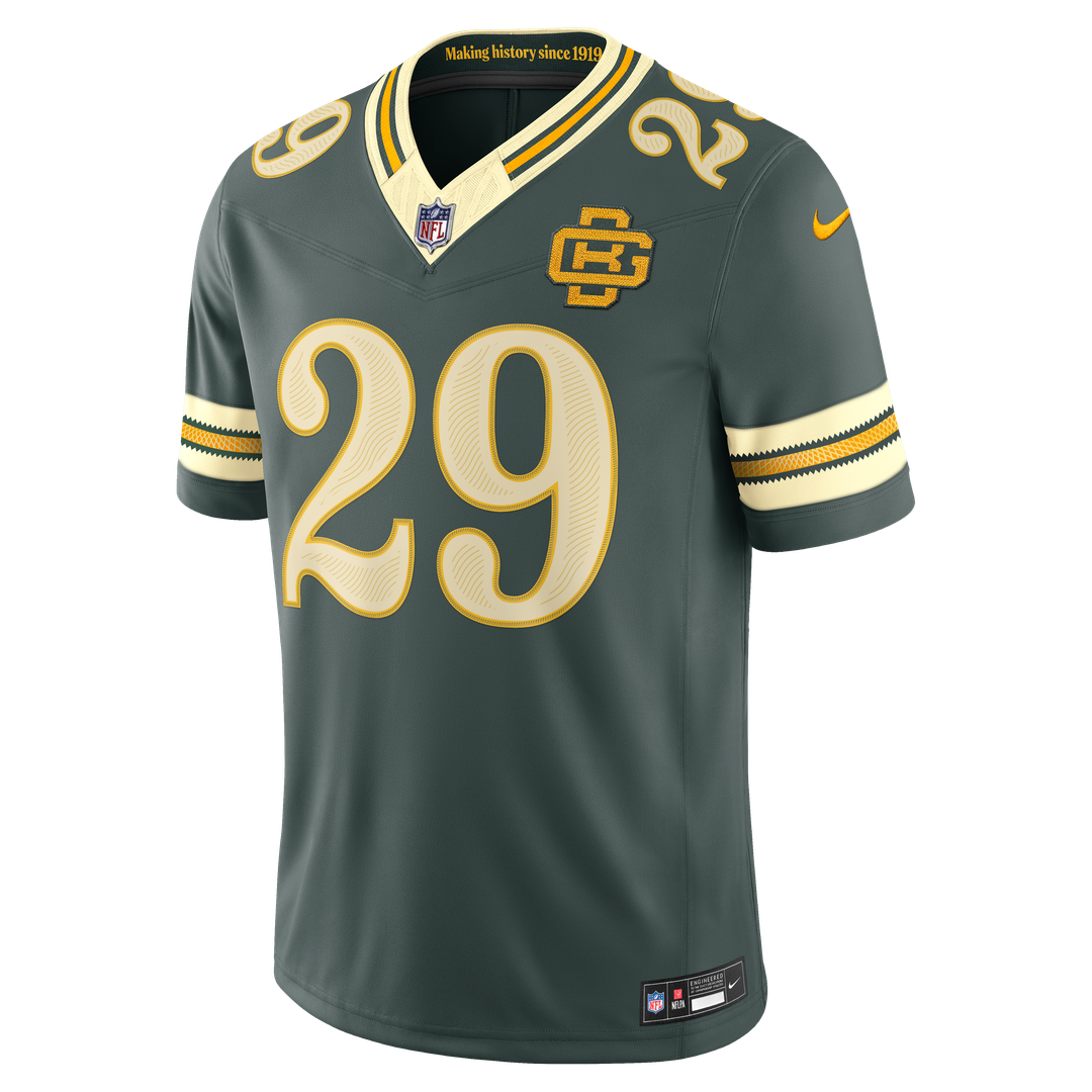 Green Bay Packers Xavier McKinney Nike Green 2026 Rivalries Collection Stitched Limited Jersey product image 2, provided for