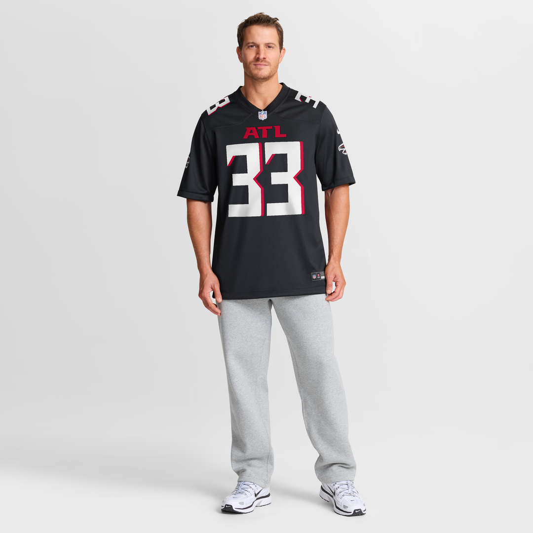 Atlanta Falcons Michael Turner Nike Black Game Retired Player Jersey product image 7, provided for visual reference and