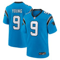 Carolina Panthers Bryce Young Nike Blue Alternate Game Jersey product image 1, provided for visual reference and product