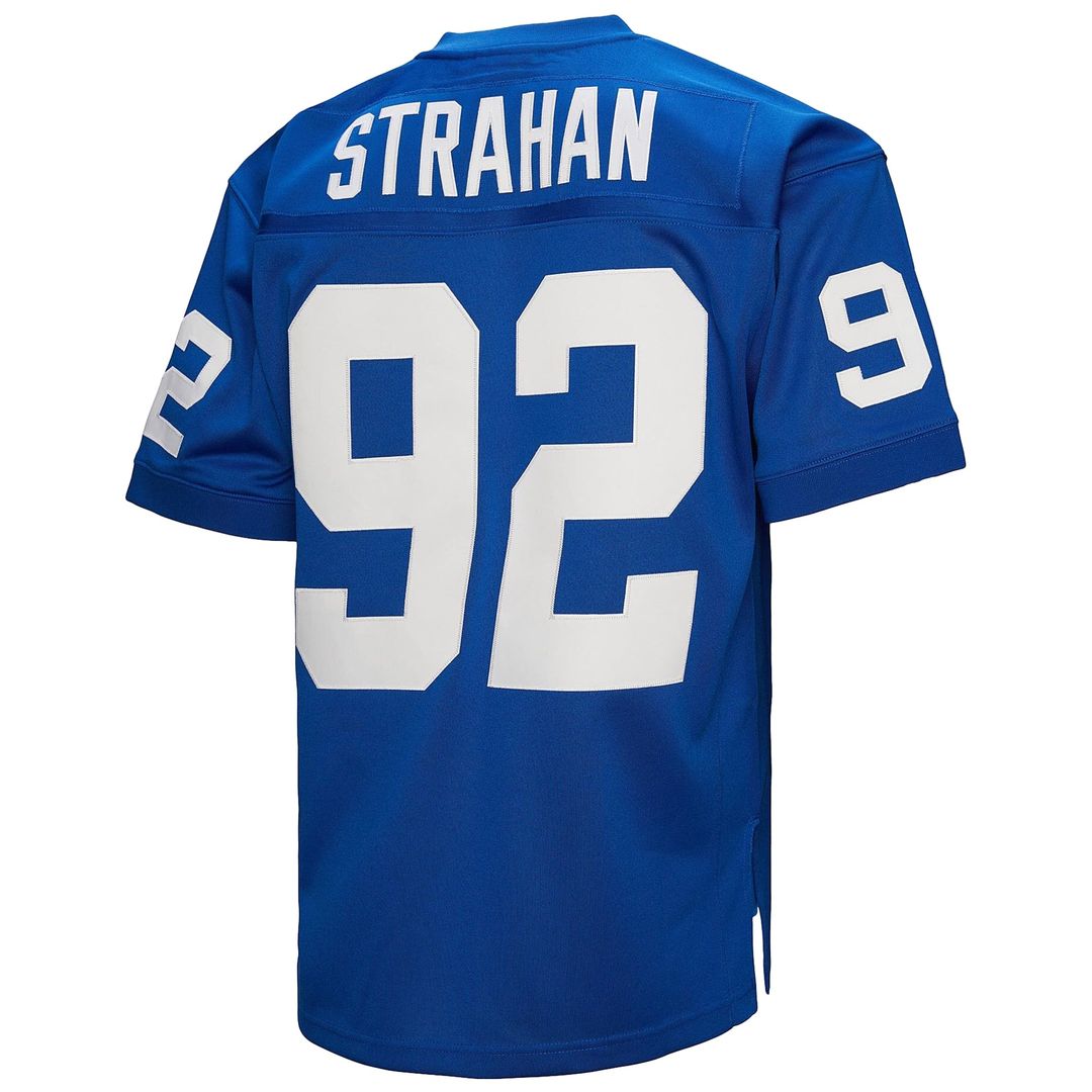 New York Giants 1994 Michael Strahan Mitchell & Ness Royal Authentic Throwback Retired Player Jersey product image 3,