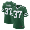 New York Jets Qwan'tez Stiggers Nike Legacy Green Team Game Jersey product image 1, provided for visual reference and