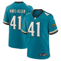 Jacksonville Jaguars Josh Hines-Allen Nike Teal Prowler Throwback Player Game Jersey product image 1, provided for visual
