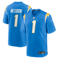 Los Angeles Chargers Akheem Mesidor Nike Powder Blue Team Game Jersey product image 1, provided for visual reference and