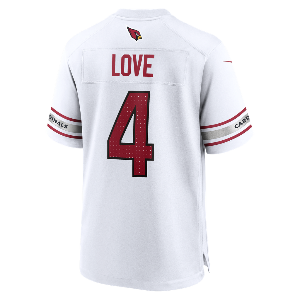 Arizona Cardinals Jeremiyah Love Nike Black Alternate Game Player Jersey product image 15, provided for visual reference and