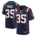 New England Patriots Jim Nance Nike Navy Retired Player Jersey product image 1, provided for visual reference and product