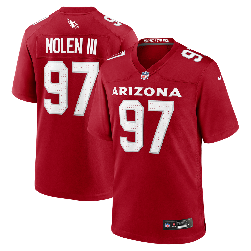 Arizona Cardinals Walter Nolen Nike Cardinal Game Player Jersey product image 1, provided for visual reference and product