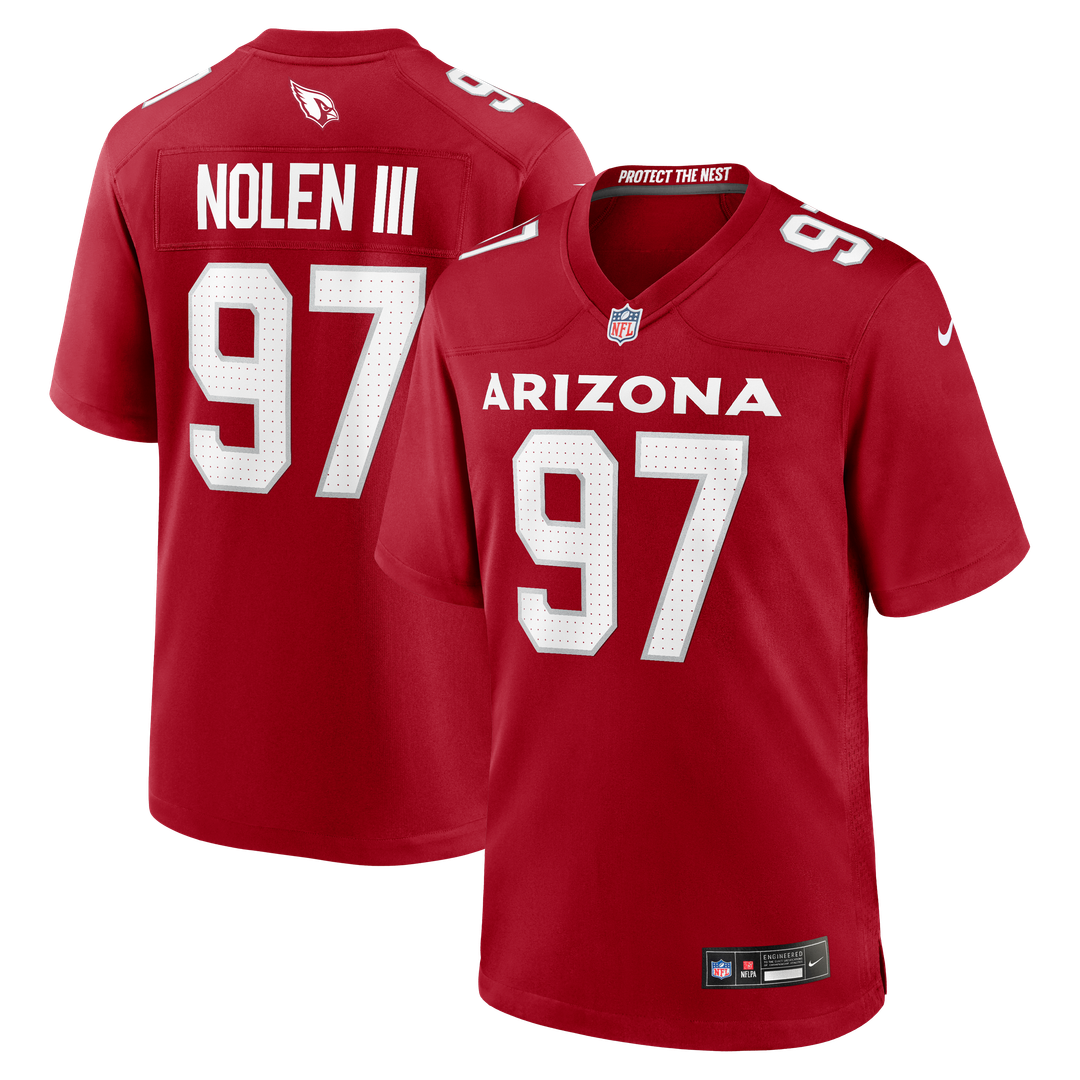 Arizona Cardinals Walter Nolen Nike Cardinal Game Player Jersey product image 1, provided for visual reference and product