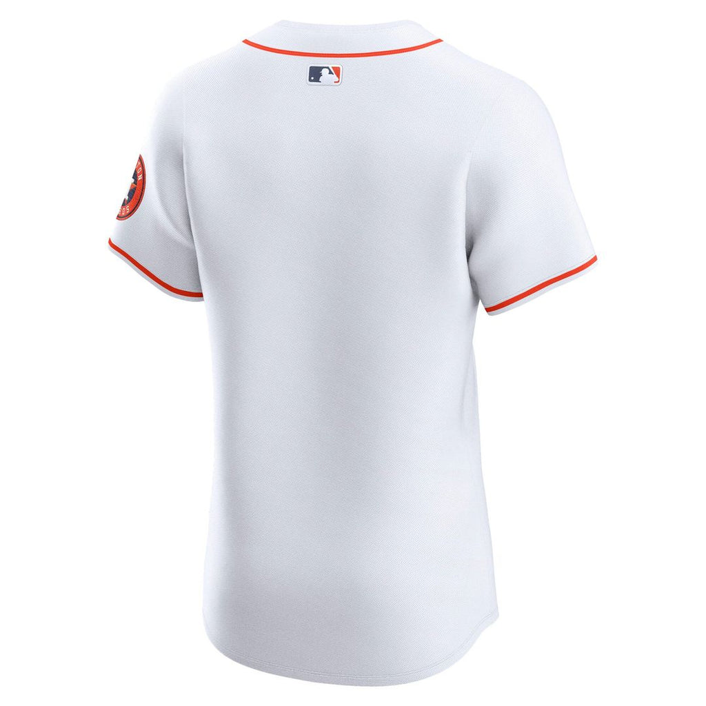 Houston Astros Nike White Home Elite Jersey product image 3, provided for visual reference and product detail review
