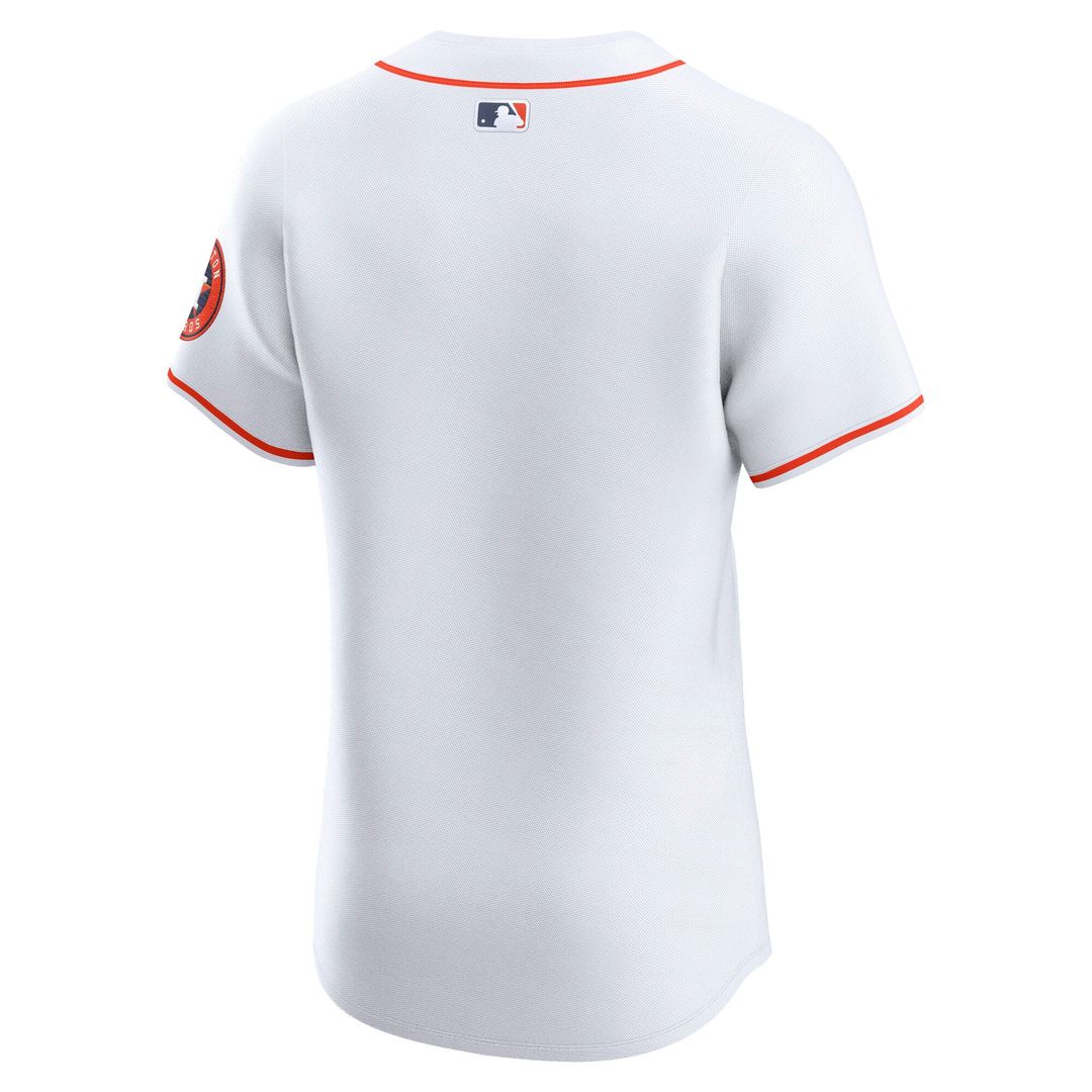 Houston Astros Nike White Home Elite Jersey product image 3, provided for visual reference and product detail review