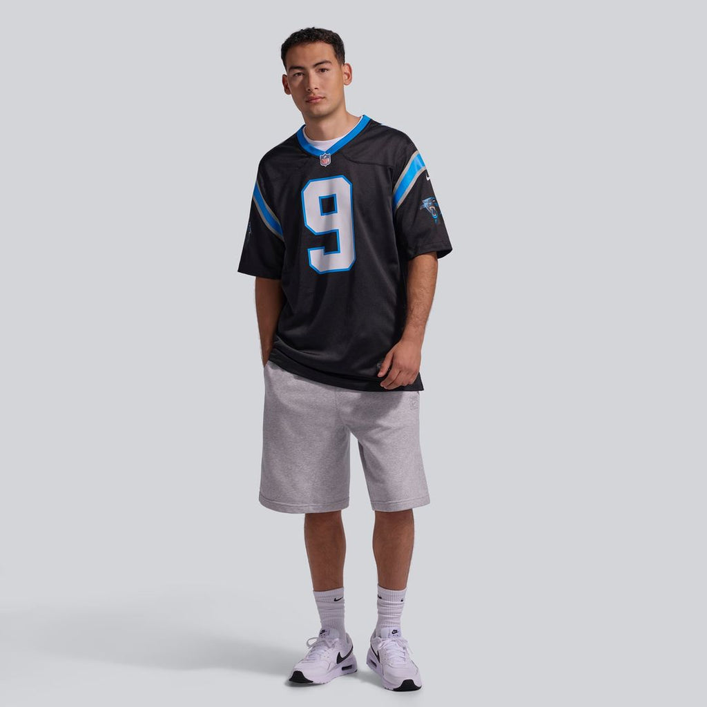 Carolina Panthers Bryce Young Nike Black Team Game Jersey product image 4, provided for visual reference and product detail