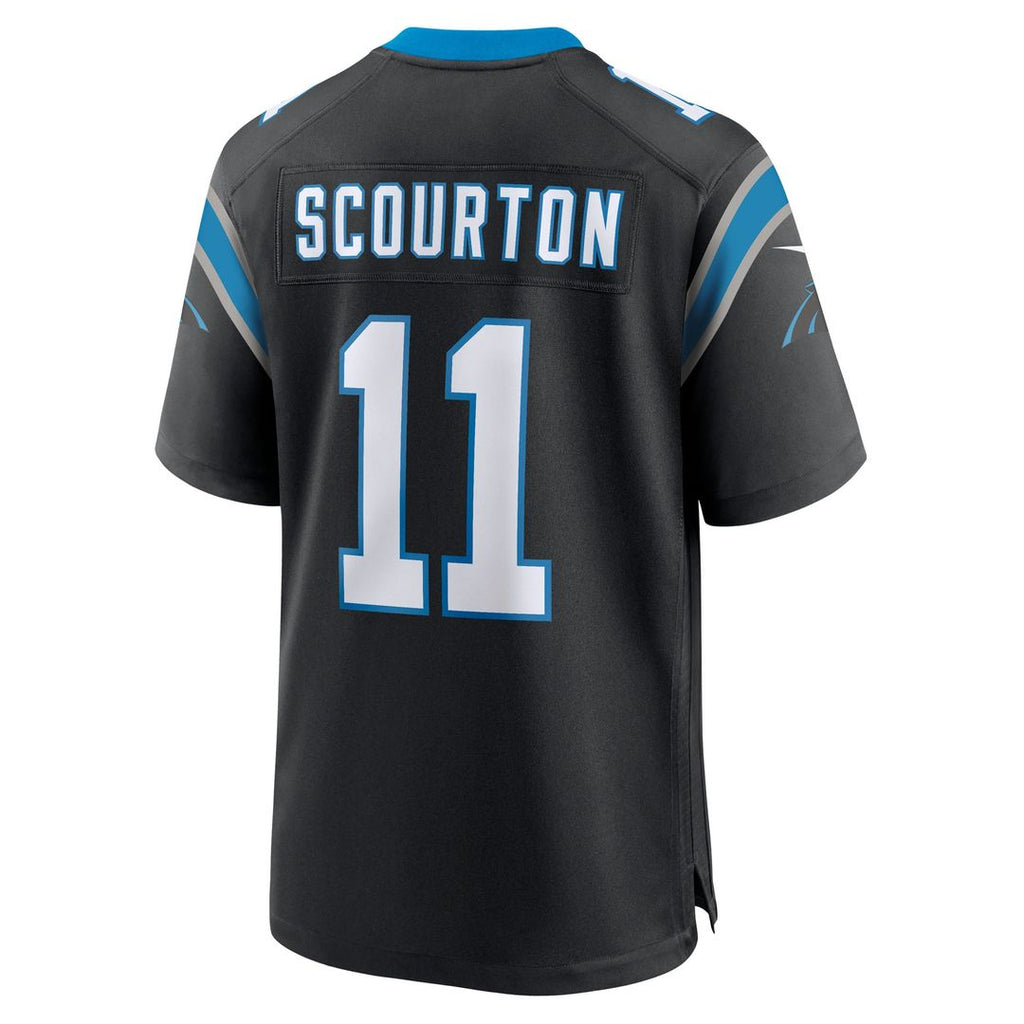 Carolina Panthers Nic Scourton Nike Black Team Game Jersey product image 3, provided for visual reference and product detail