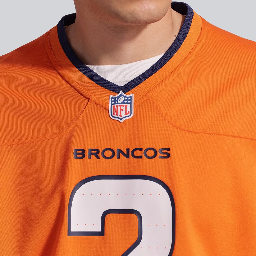 Denver Broncos Patrick Surtain II Nike Orange Team Game Jersey product image 8, provided for visual reference and product