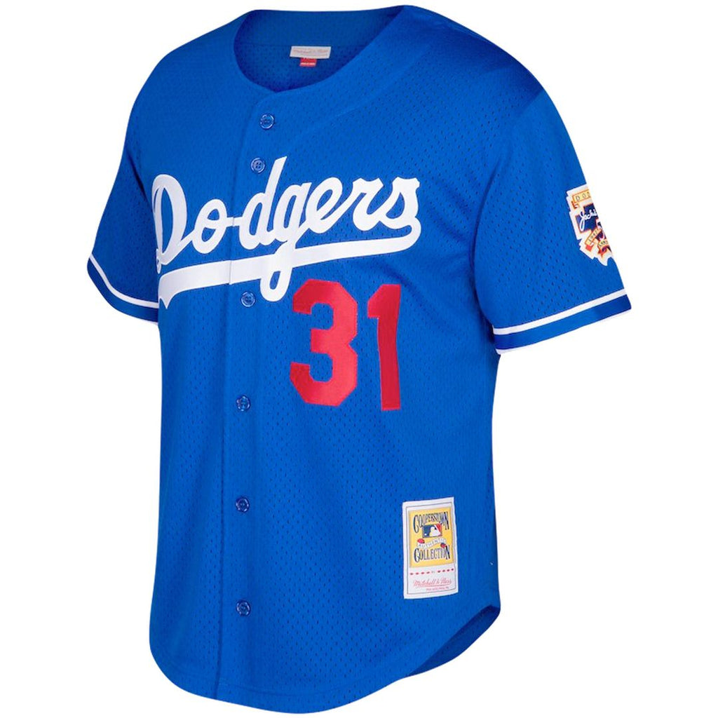 Los Angeles Dodgers Mike Piazza Mitchell & Ness Royal Big & Tall Cooperstown Mesh Batting Practice Jersey product image 2,